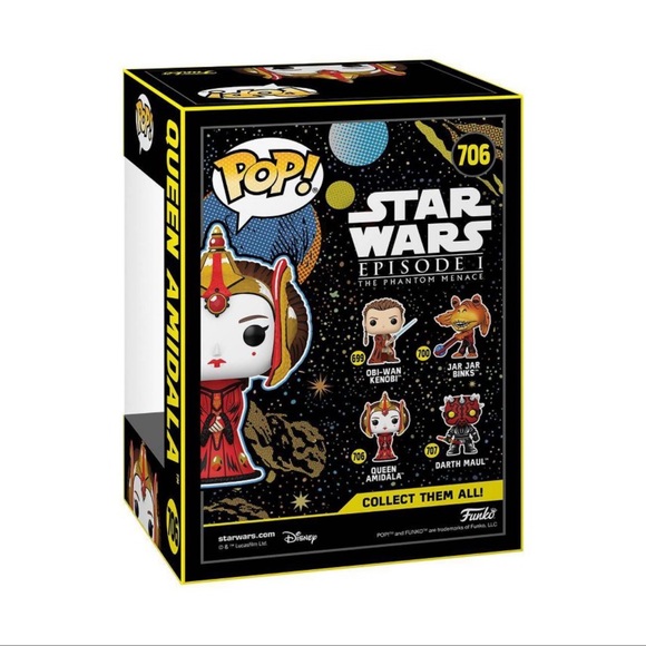 Funko POP! Star Wars The Phantom Menace Queen Amidala Figure - Picture 3 of 3